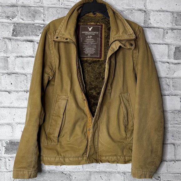 American Eagle Outfitters Men's Brown Utility Jacket - Picture 5 of 12